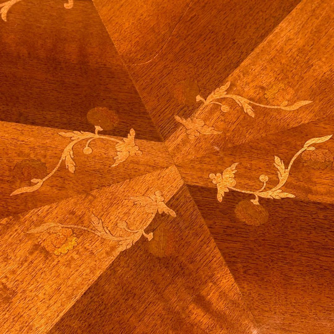 KZ022 イタリア製 象嵌細工　コーヒーテーブル　ローテーブル　クラッシック