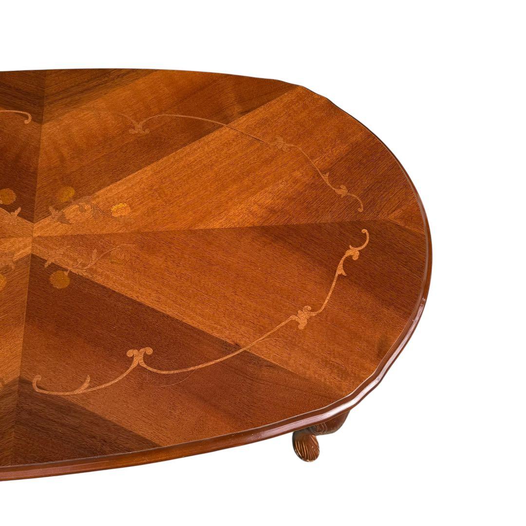 KZ022 イタリア製 象嵌細工　コーヒーテーブル　ローテーブル　クラッシック