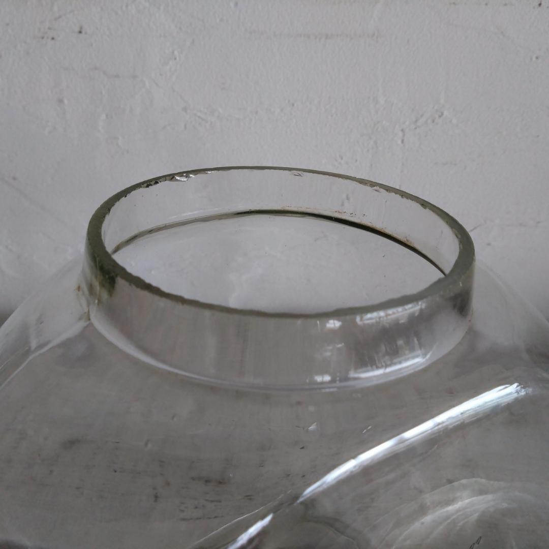 古い菓子瓶　昭和レトロ　ガラス瓶　蓋付　希少