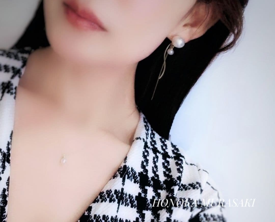 仄 -honoka- パール ピアス 〈 連 〉