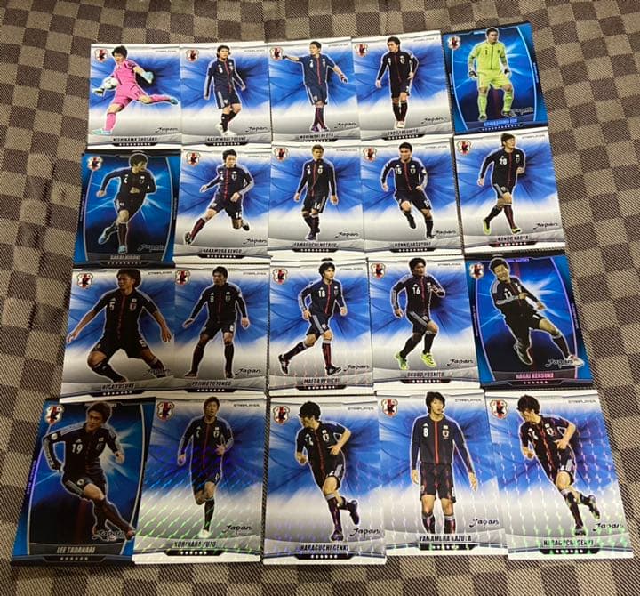 日本代表フットボールオールスターズカード コナミ 2012