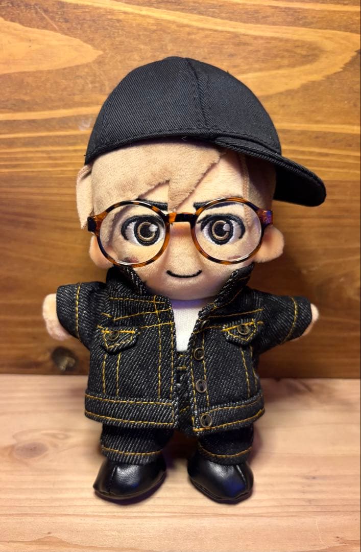 木村拓哉 ぬいぐるみ本体【 デニムSET】【ブラックサンタ衣装付