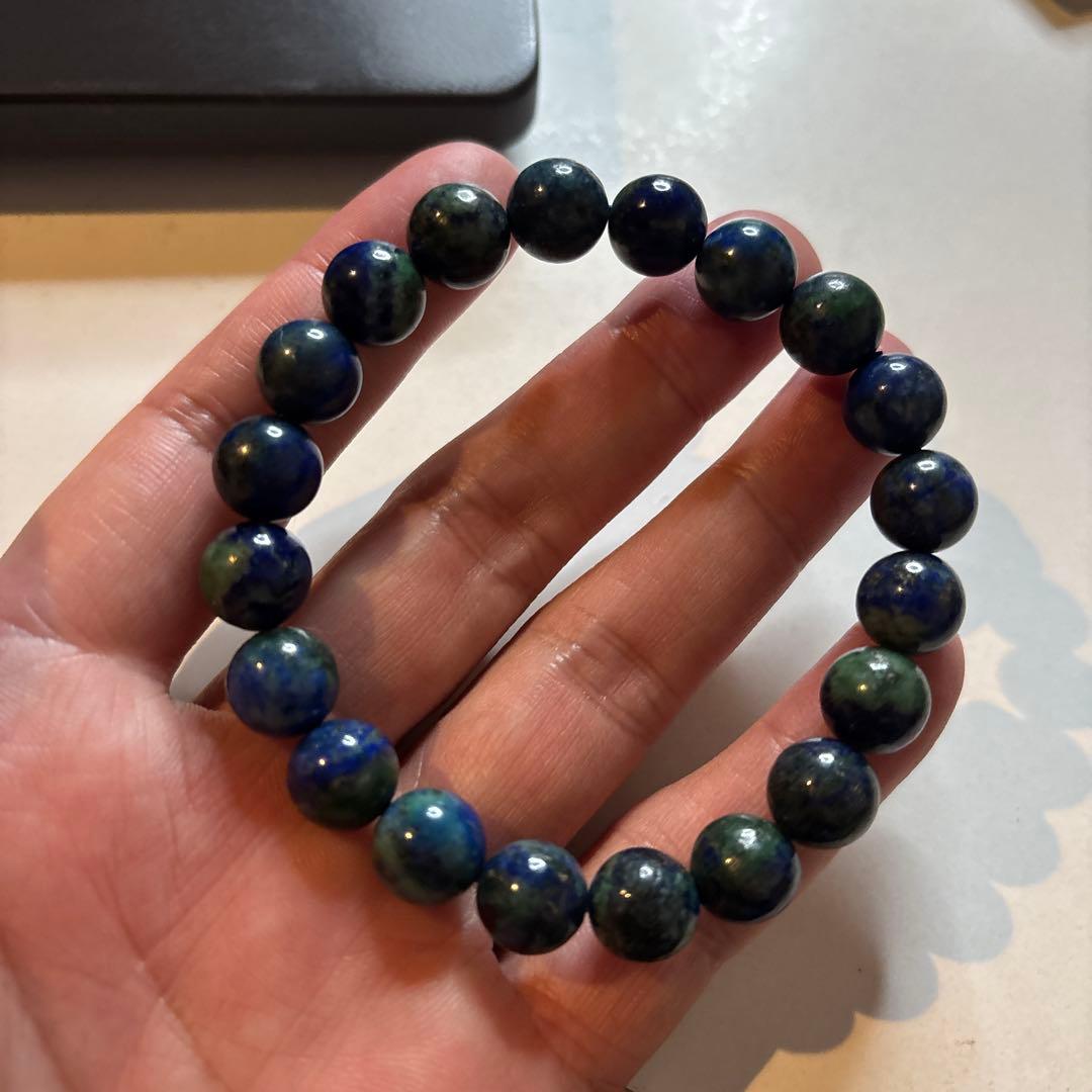 アジェロマラカイト！アズライとマラカイトぎ混ざった石！すごーい！ アズライト 原石 アズロマラカイト アズライトマラカイト 一点物 181