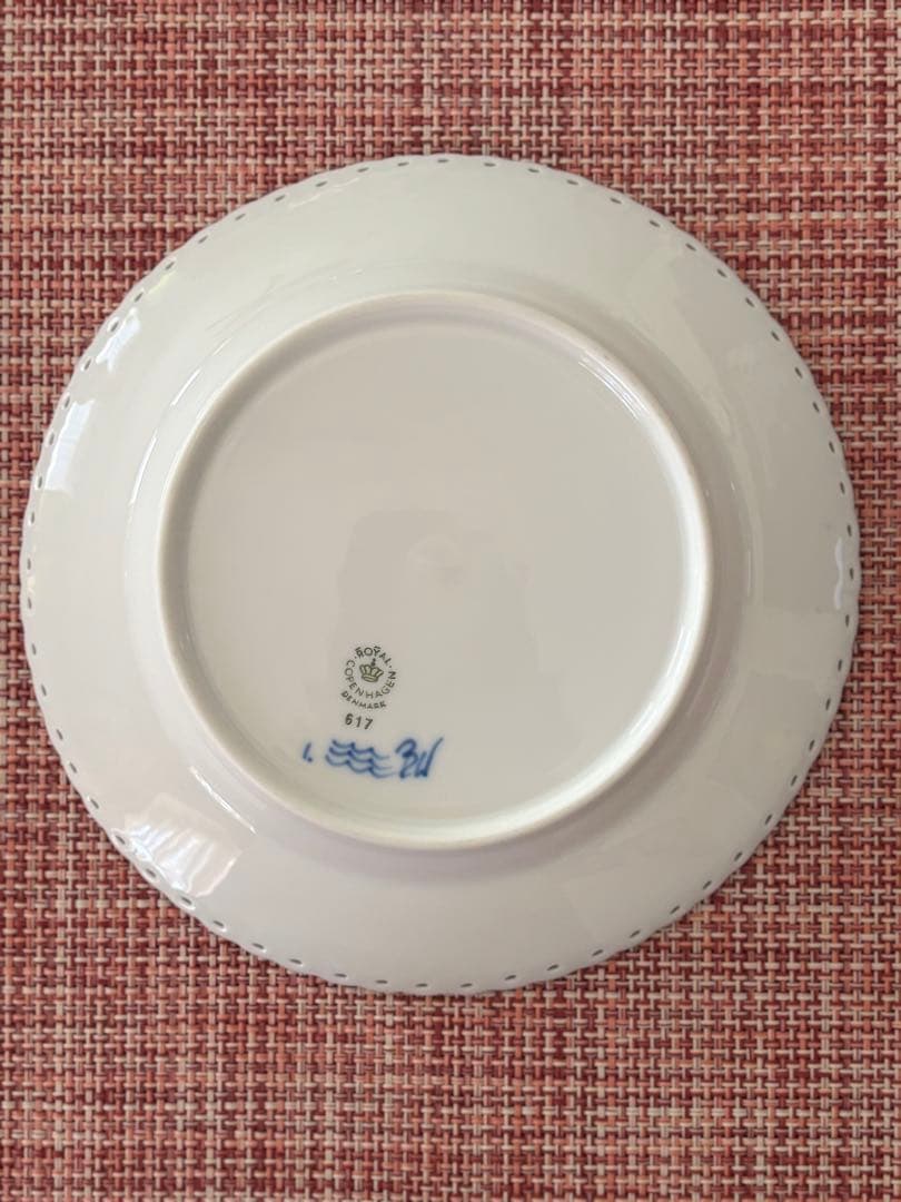 Tatara さん専用　ブルーフルーテッド フルレース 17cm 6枚セット