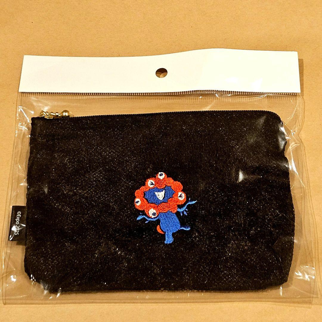 新品】大阪関西万博 ミャクミャク レースのポーチ ブラック 黒 - メルカリ