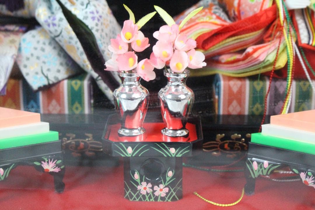 ♡雛人形 加茂芳春 御雛 ライト・オルゴール ガラスケース付 EE0H01008