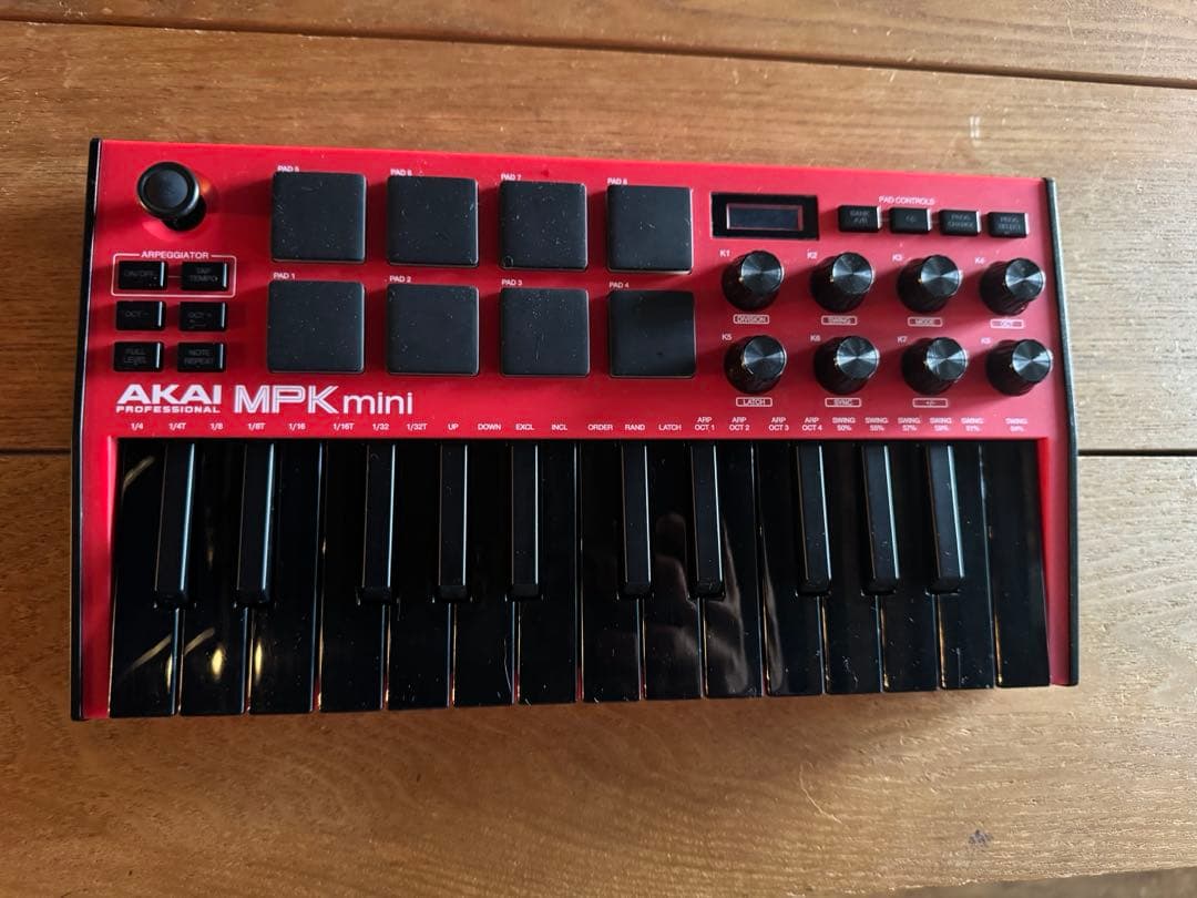 AKAI MPK mini 限定モデルBlack & Red MIDIキーボード