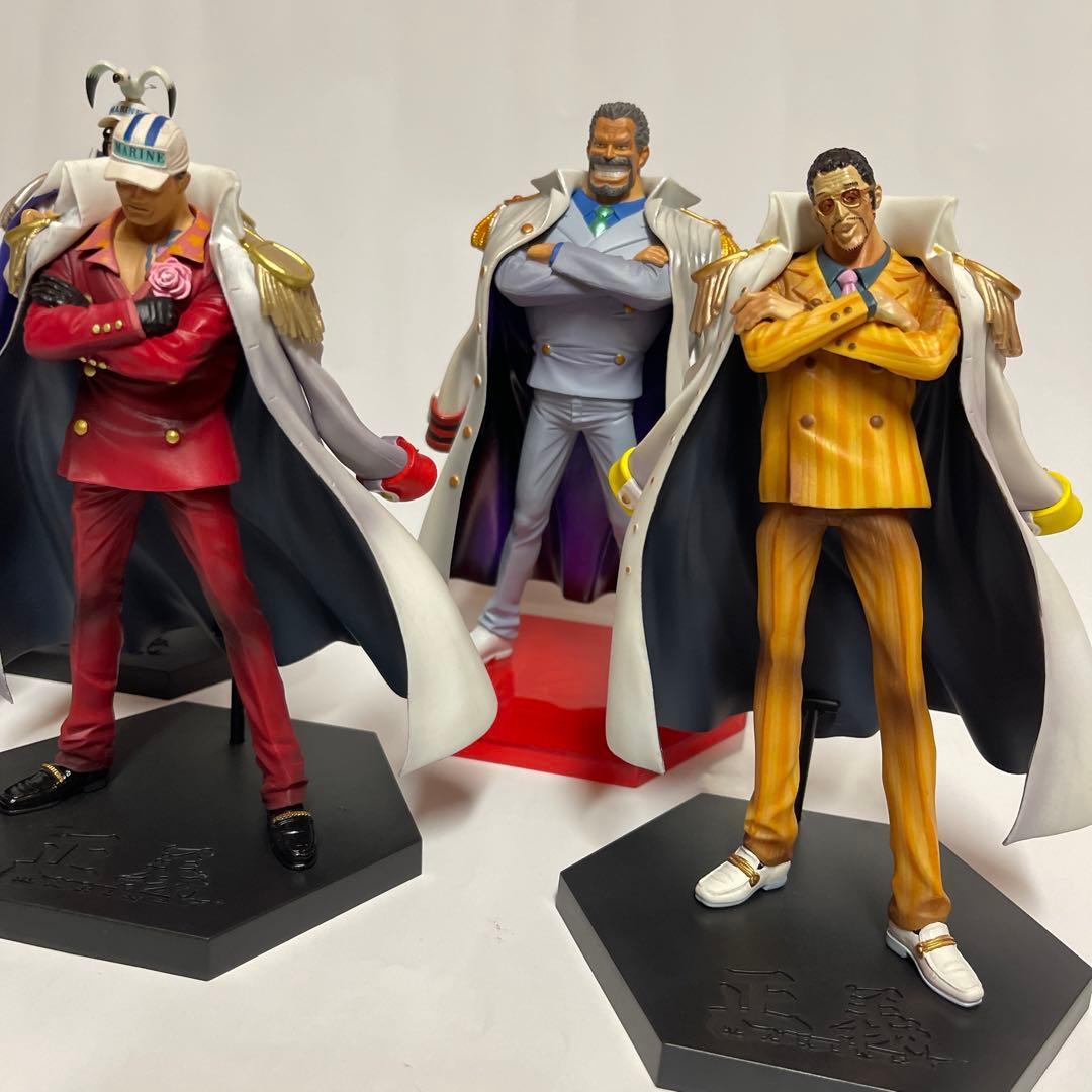 ワンピースDX海軍フィギュア センゴク 赤犬 黄猿 青雉 ガープ 5体