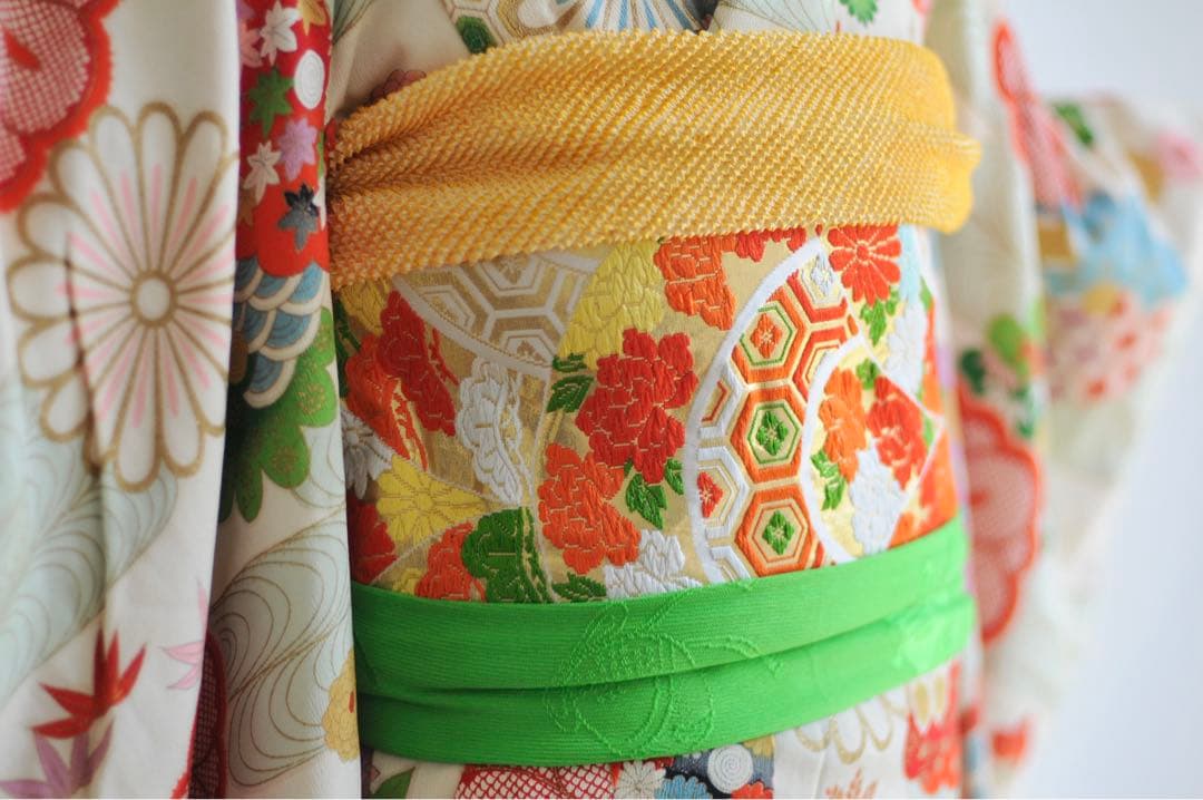 七五三 アンティーク 正絹 フルセット