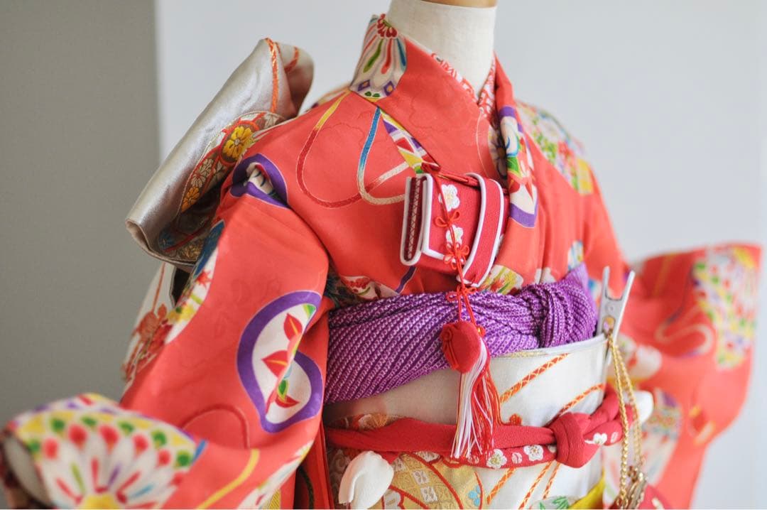 七五三 アンティーク 正絹 フルセット