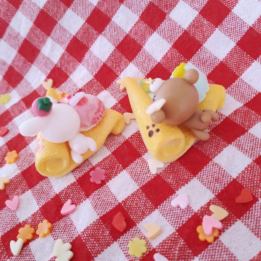 クレープ大好き♡うさぎ