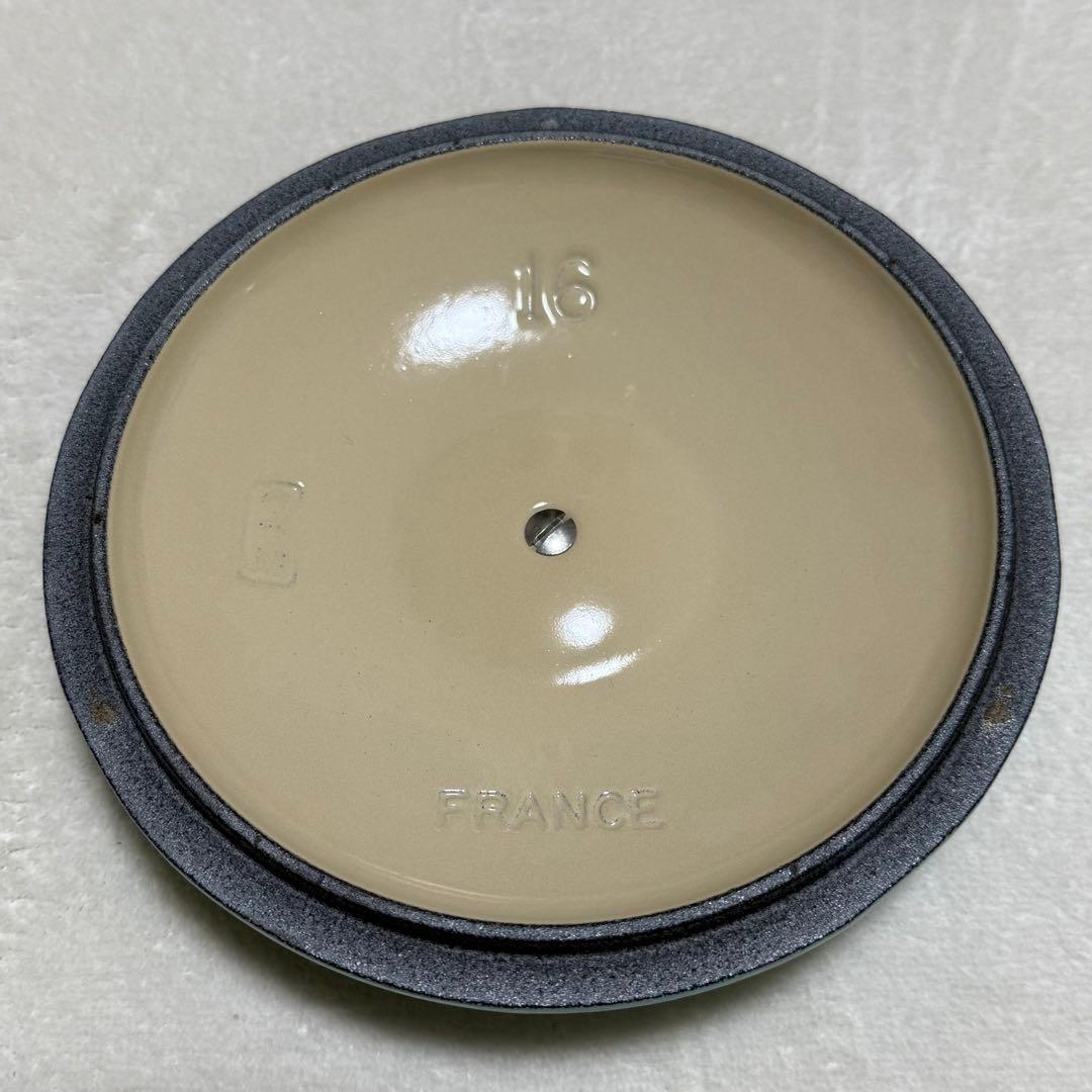 ル・クルーゼ ミルクパン ソースパン 鍋 16cm ブルー ミント 美品