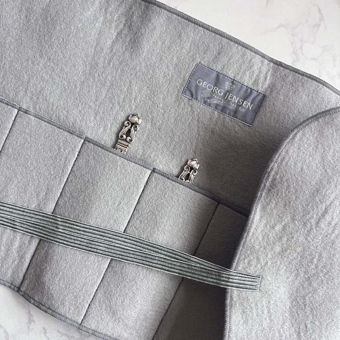 【未使用】ジョージジェンセン エコーン コーヒー&ティースプーン2本組 925S