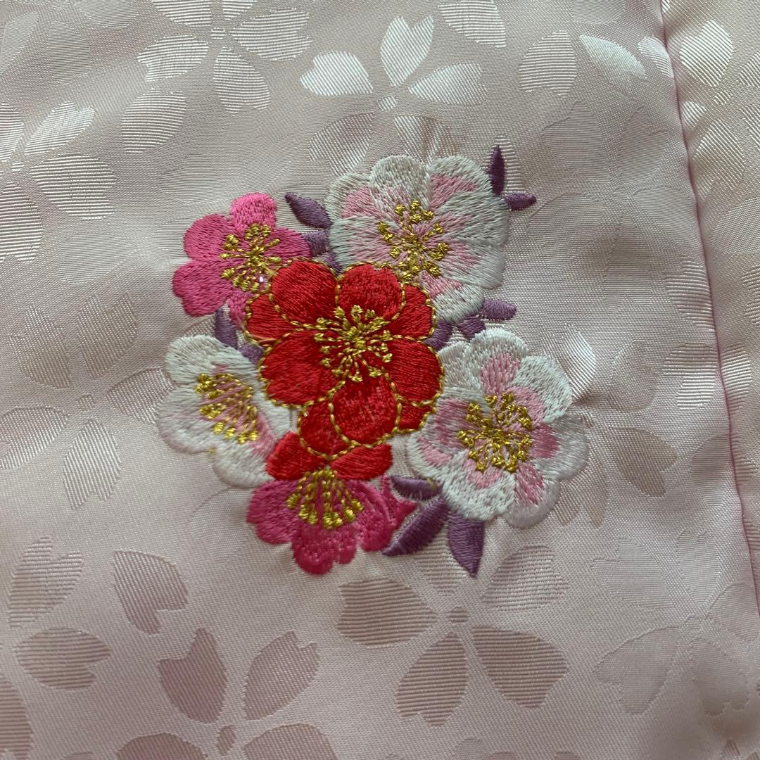 美品　七五三　三歳　被布セット✰ リョウコキクチ　ピンク　リアルファー襟