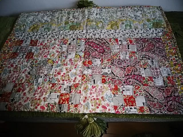 リバティ パッチワークフリーマット ハンドメイド