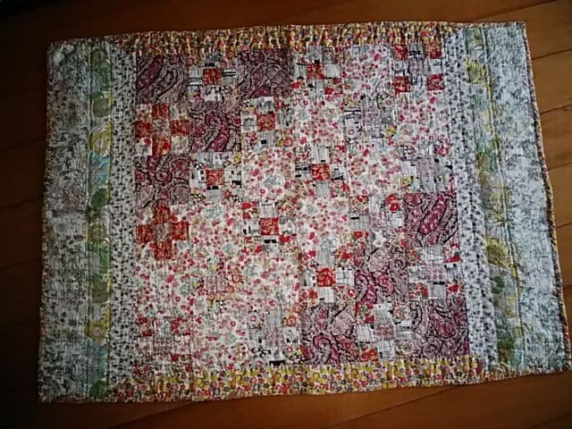 リバティ パッチワークフリーマット ハンドメイド