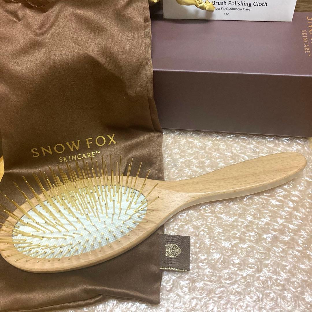 新品未使用　 FOX プレミアムFOXカッサウッドヘアブラシ箱有り