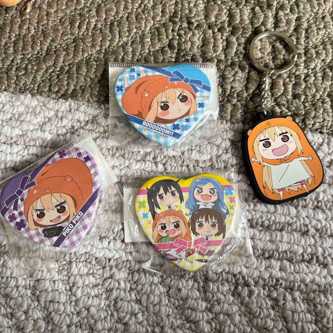 うまるちゃん 缶バッジ ハート ラバスト - メルカリ