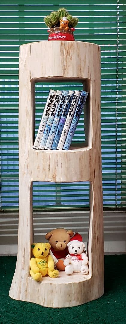 檜根元丸太オブジェ台　 78cm 12月16日まで金額