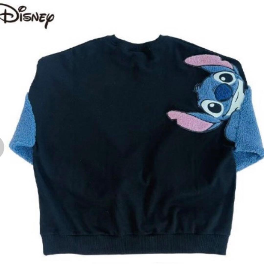 ディズニー スティッチ 手つなぎ トレーナー メンズ アベイル 3L