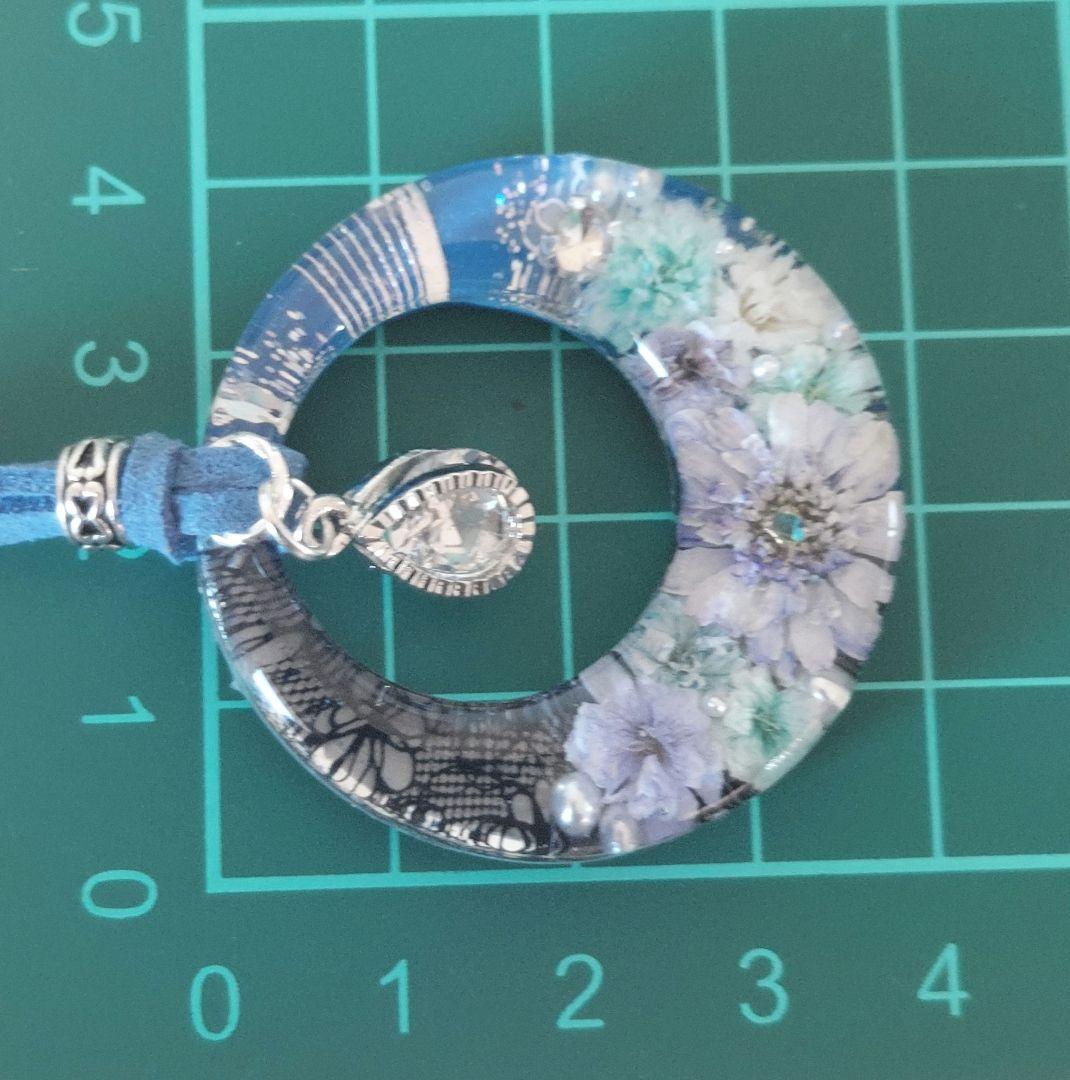 【1154】レジン　マトリカリア　ネックレス　ペンダント　ハンドメイド