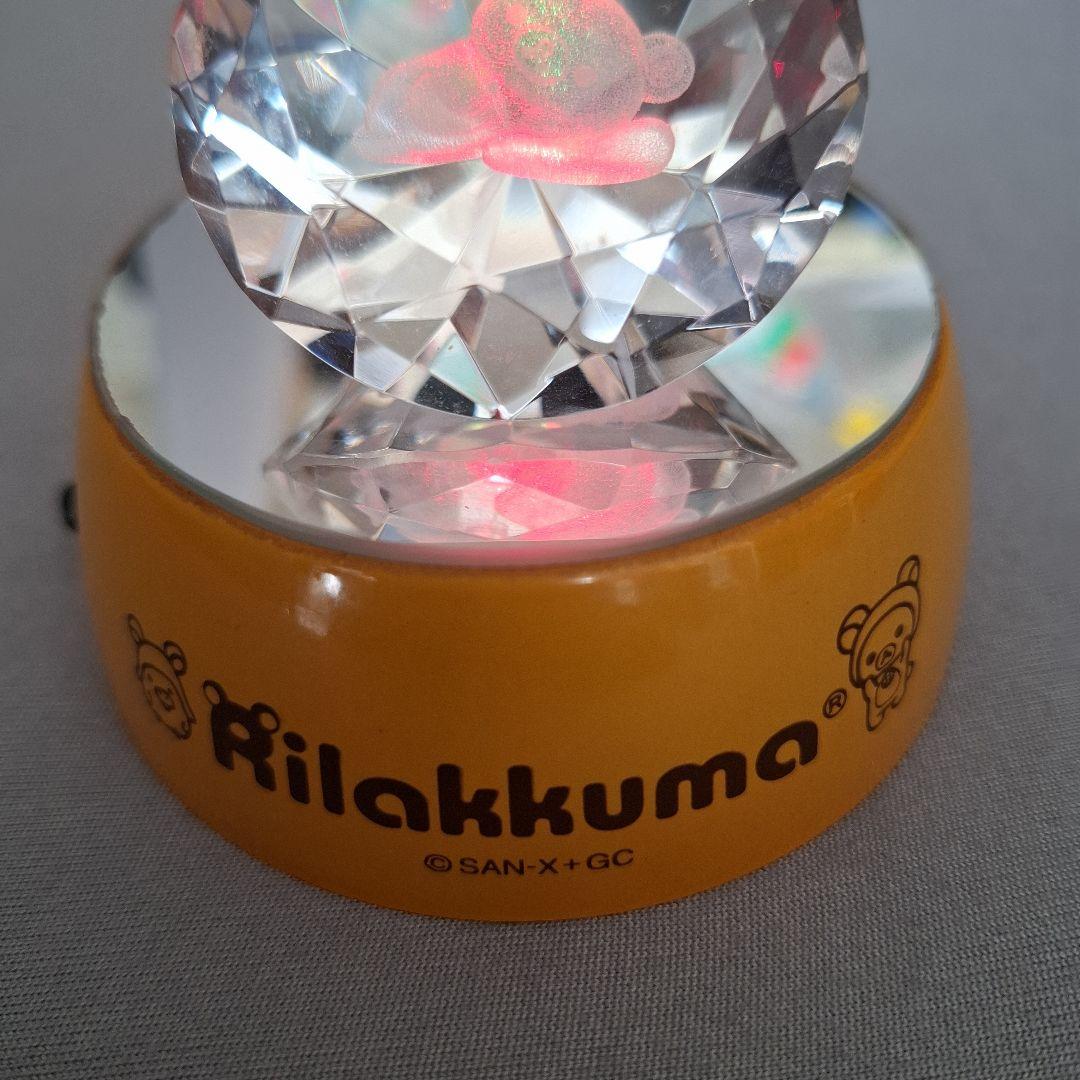 リラックマ クリスタルオブジェ ライト付き