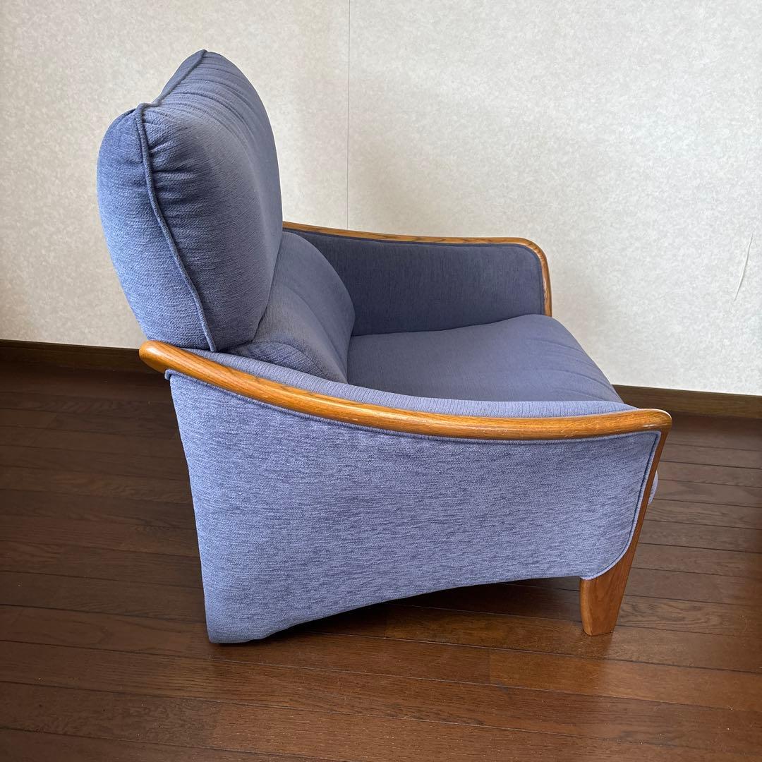 【良品】浜本工芸 シングルソファ 1P ソファ チェア