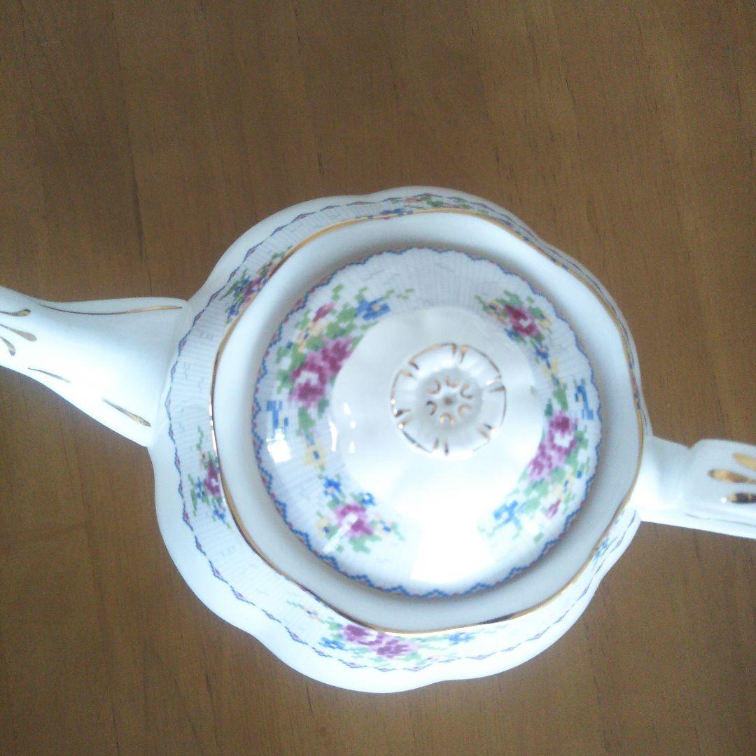 ロイヤルアルバート ティーポット&プレート6枚