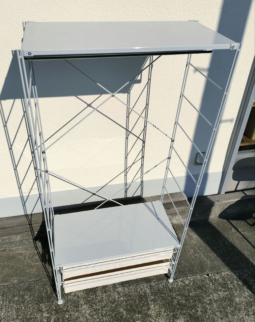 miki 無印良品 MUJI スチールユニットシェルフ【ワードローブ】