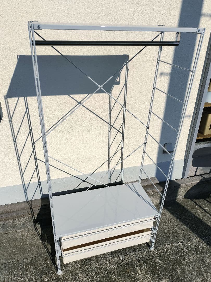 miki 無印良品 MUJI スチールユニットシェルフ【ワードローブ】