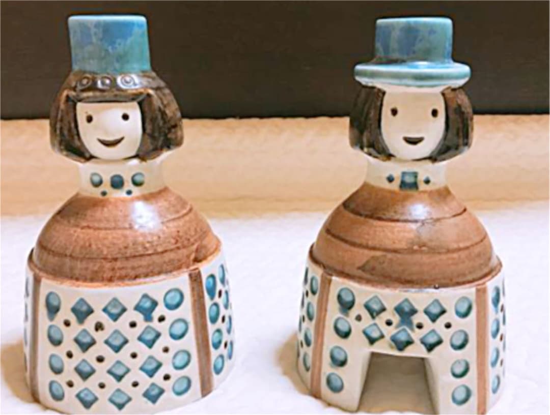 北欧グスタフスベリのキャンドルスタンド花嫁花婿　夫婦