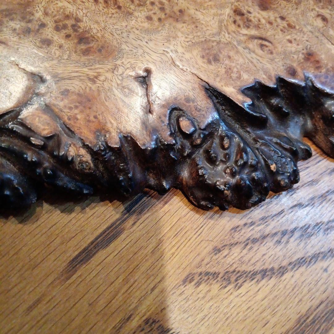 木製　瘤杢　プレート　飾り台