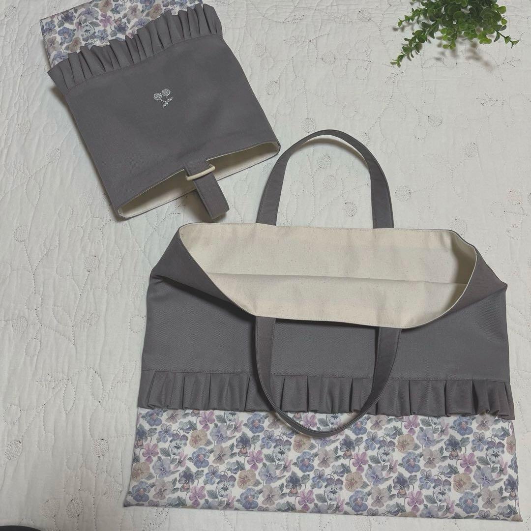 リバティ　手提げ袋　お着替え袋　上履き入れ　3点　シンクオブミー　入園入学セット