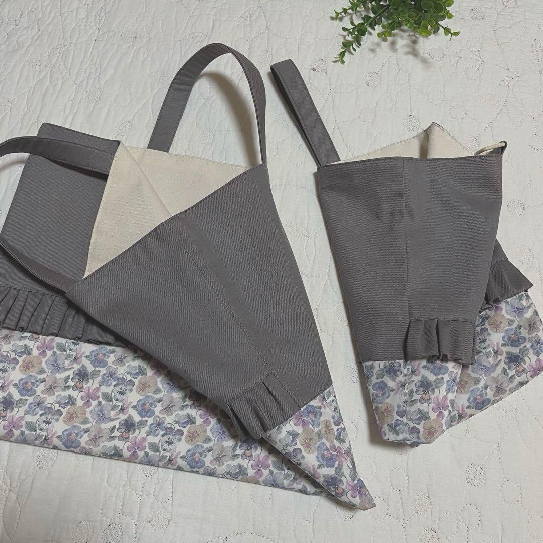 リバティ　手提げ袋　お着替え袋　上履き入れ　3点　シンクオブミー　入園入学セット