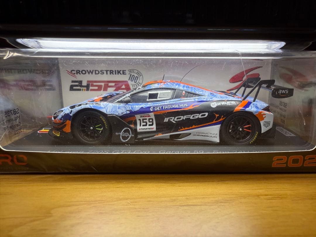 ミニカー 1/43 McLaren 720S GT3 Evo Garage 59 2023