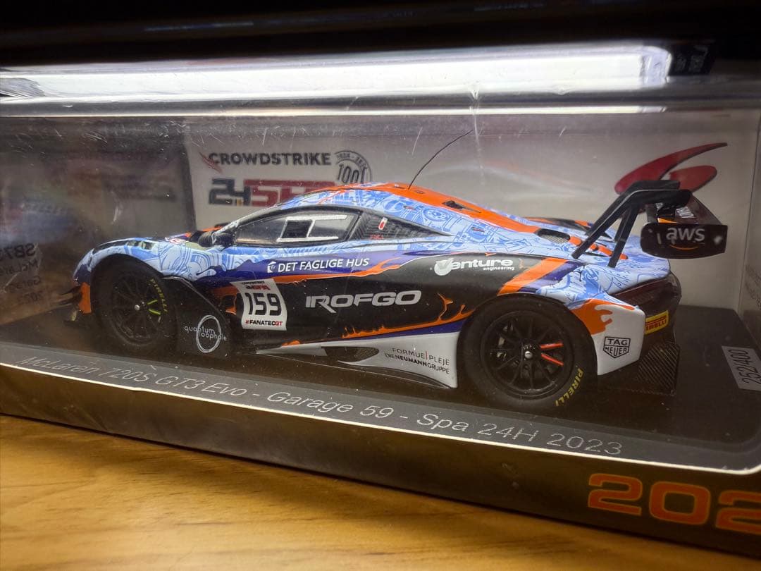 ミニカー 1/43 McLaren 720S GT3 Evo Garage 59 2023