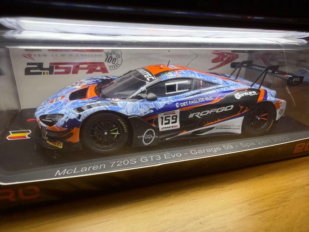 ミニカー 1/43 McLaren 720S GT3 Evo Garage 59 2023