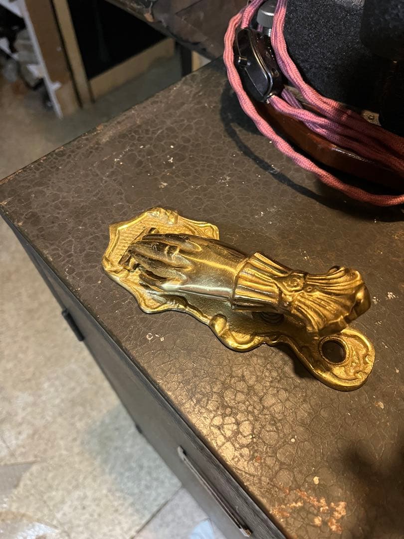 レタークリップ 、真鍮 70's ハンド 古道具 、アンティーク 、ヴィンテージ