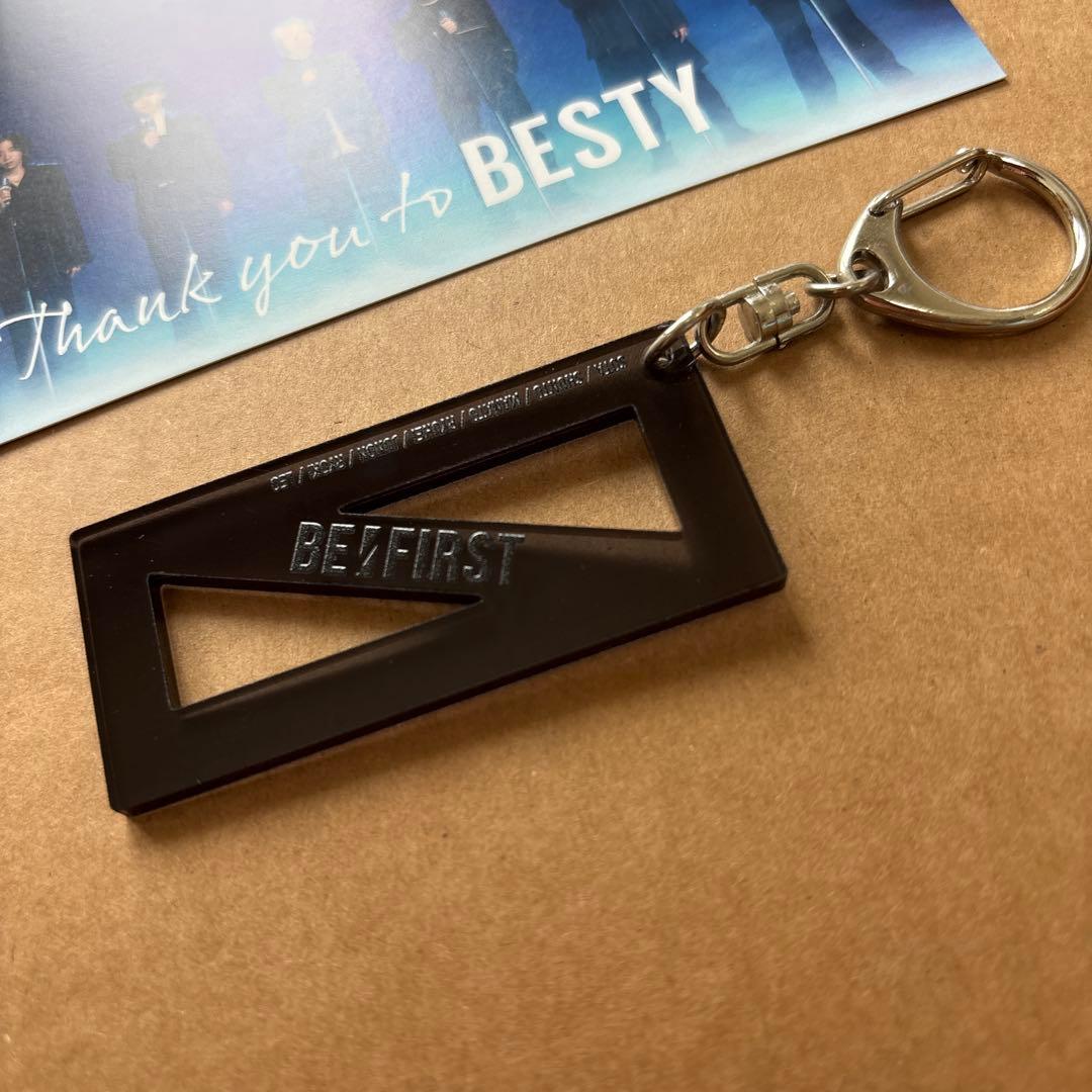 BE:FIRST クリアロゴキーホルダー(ダーク) ポスカ付 - メルカリ