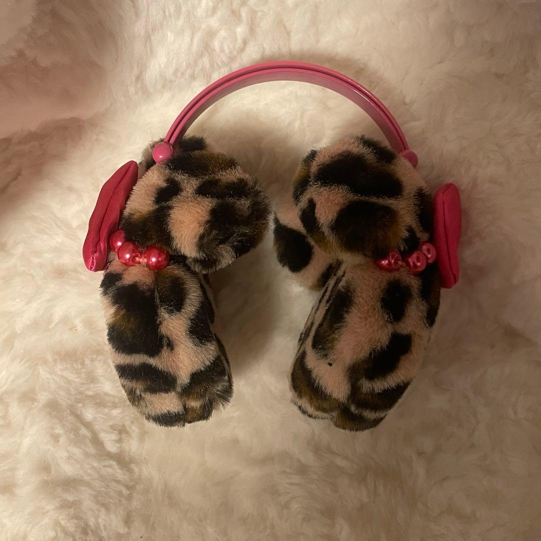ヒョウ柄 イヤーマフ ミニーちゃん ディズニー - メルカリ