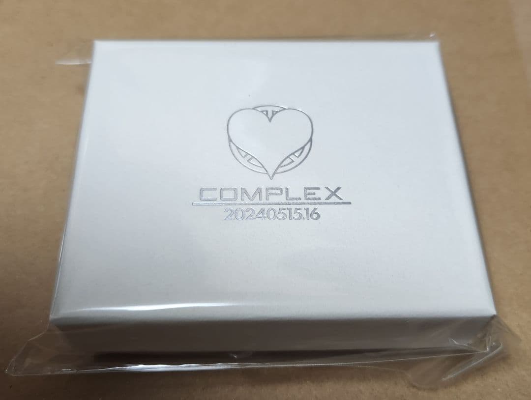 【未開封】　COMPLEX 『日本一心』ピースハート・シルバーネックレス