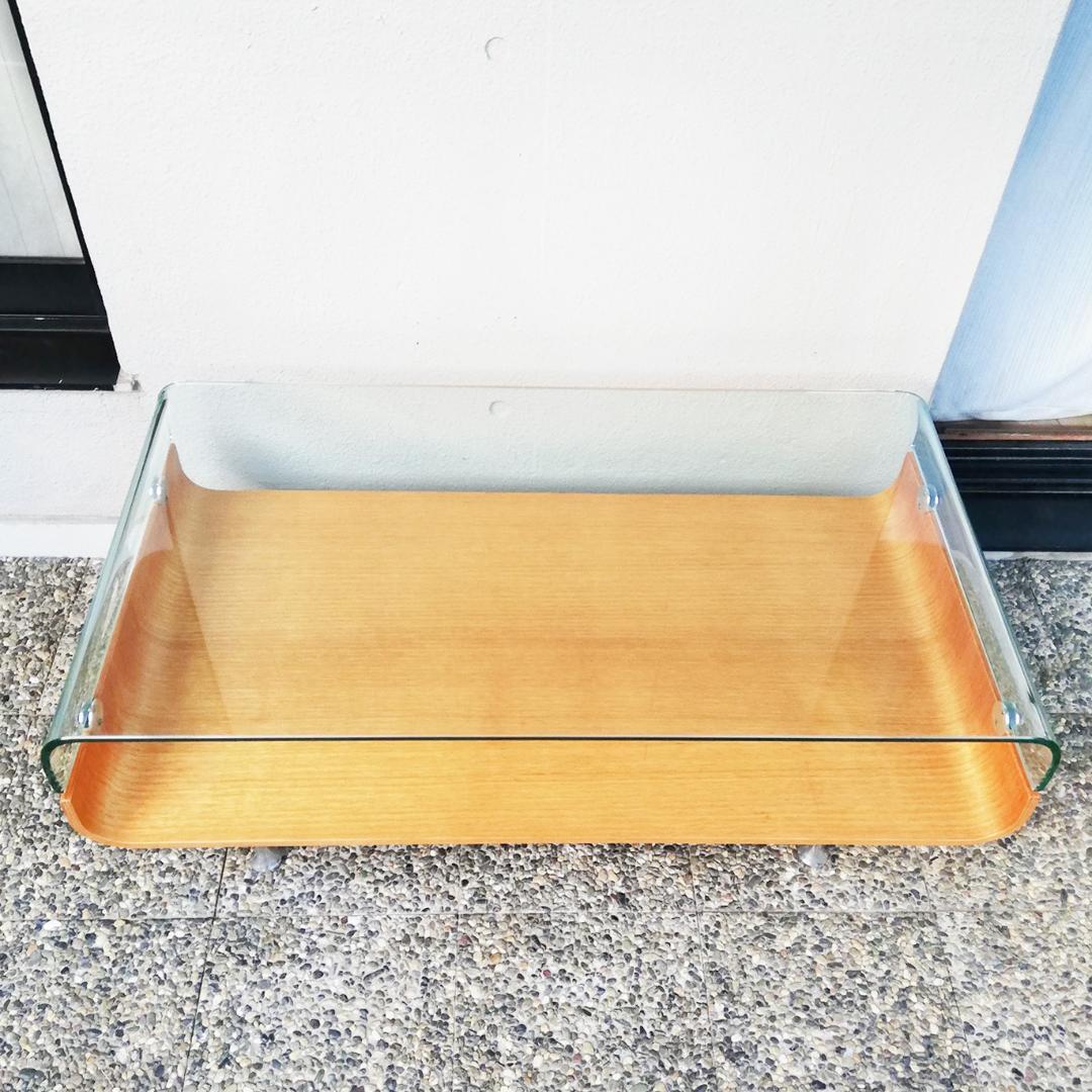 希少 IDC大塚家具 ミラージュ ガラス センターテーブル ミッドセンチュリー