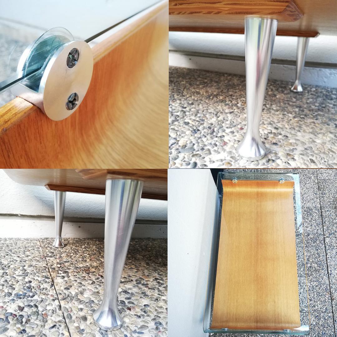 希少 IDC大塚家具 ミラージュ ガラス センターテーブル ミッドセンチュリー