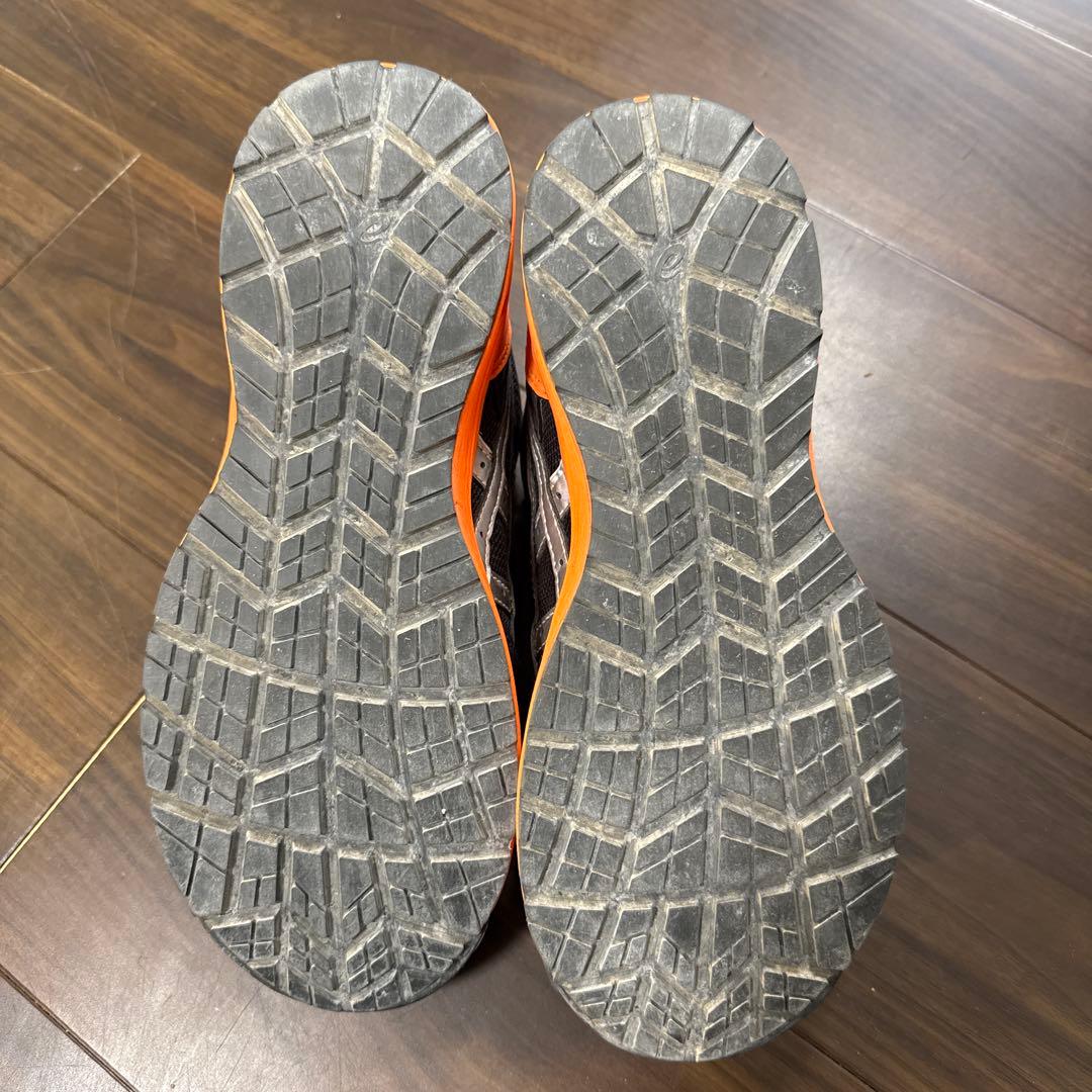 asics安全靴　BOA ブラック×オレンジ　27.0cm
