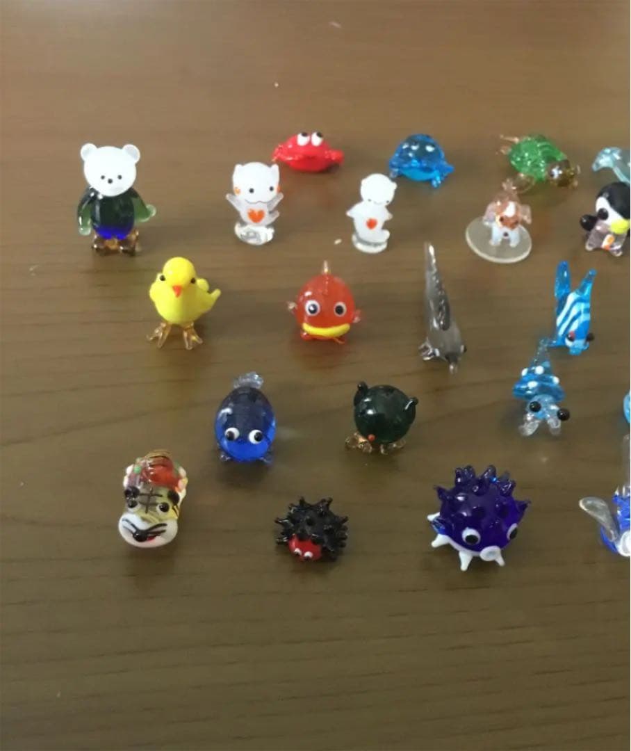 ガラス　ガラス細工　置物