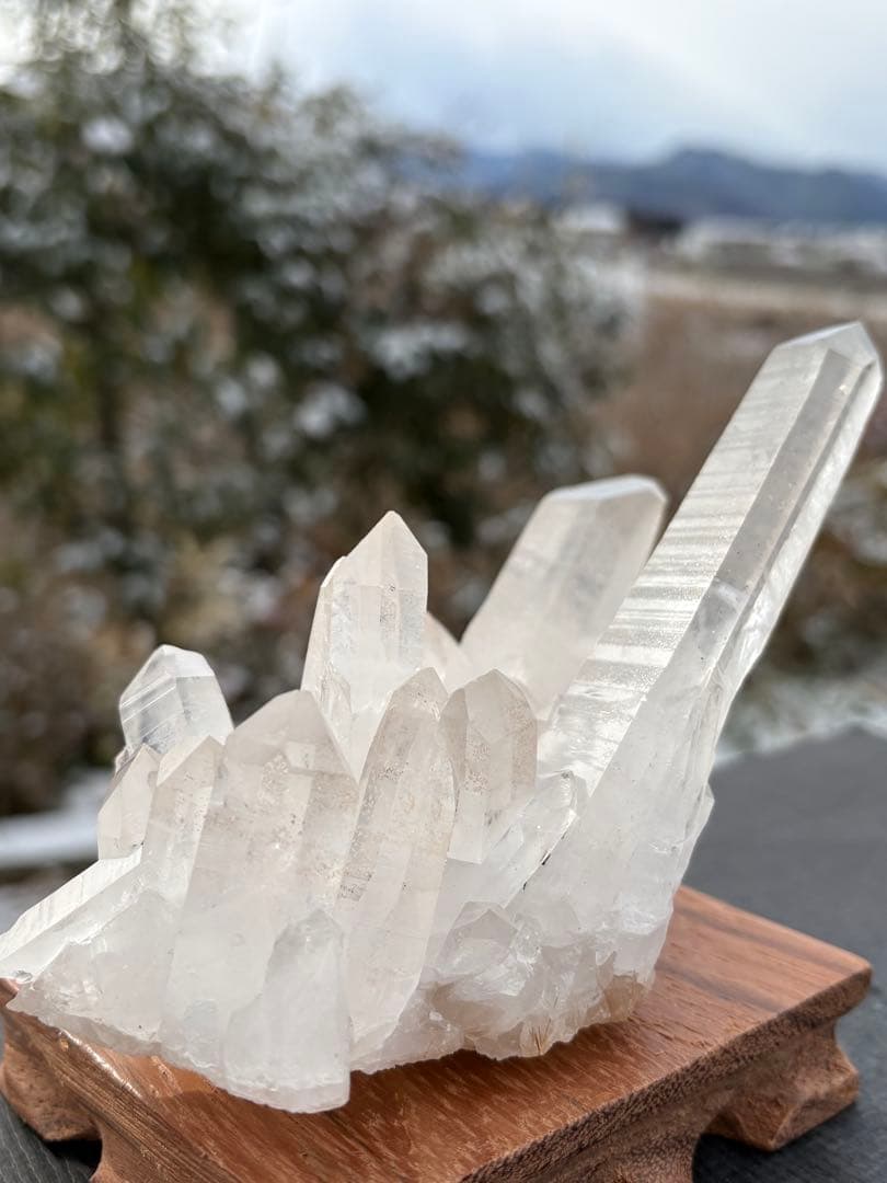 ❤️0.5kg ヒマラヤ　透明感良く強いパワー　極みの逸品　クラスター　原石