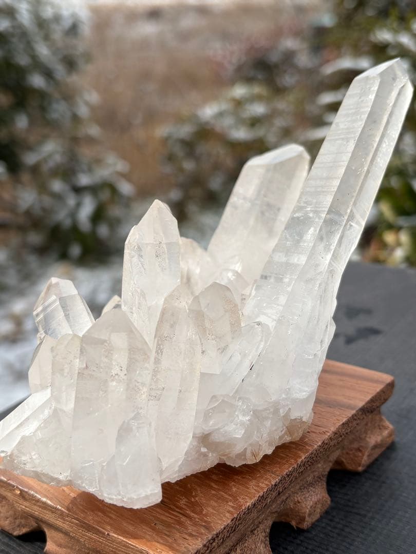 ❤️0.5kg ヒマラヤ　透明感良く強いパワー　極みの逸品　クラスター　原石