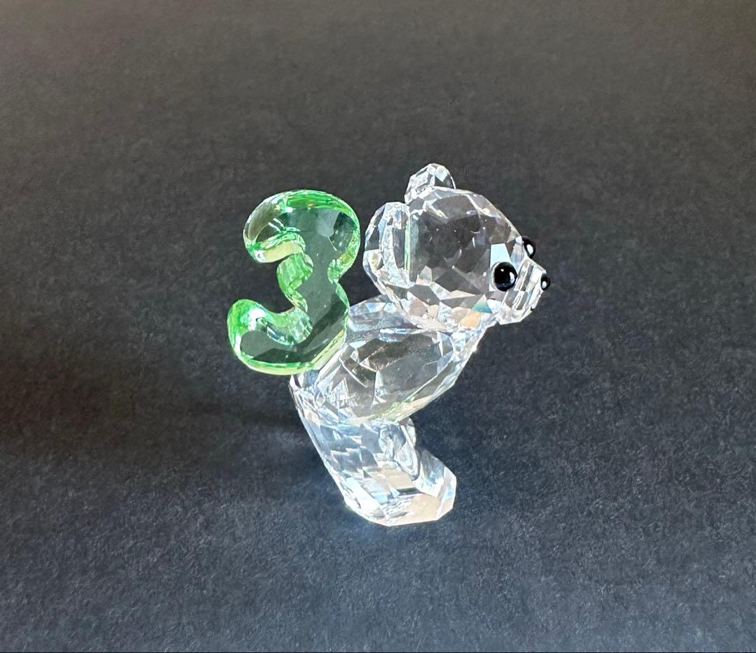 【スワロフスキー】 SWAROVSKI クリスベア No.3