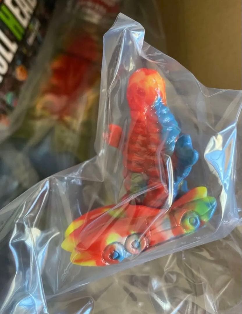 マーミット ドクロ2号 スカルヘッド ソフビ 検Zollmen ブルマァクおまけ