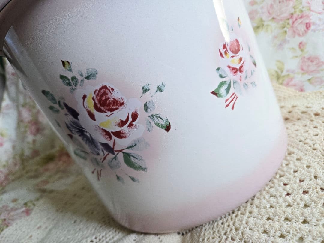 ☆美品☆イマン☆プリンセスローズ　ピンク　ライス缶